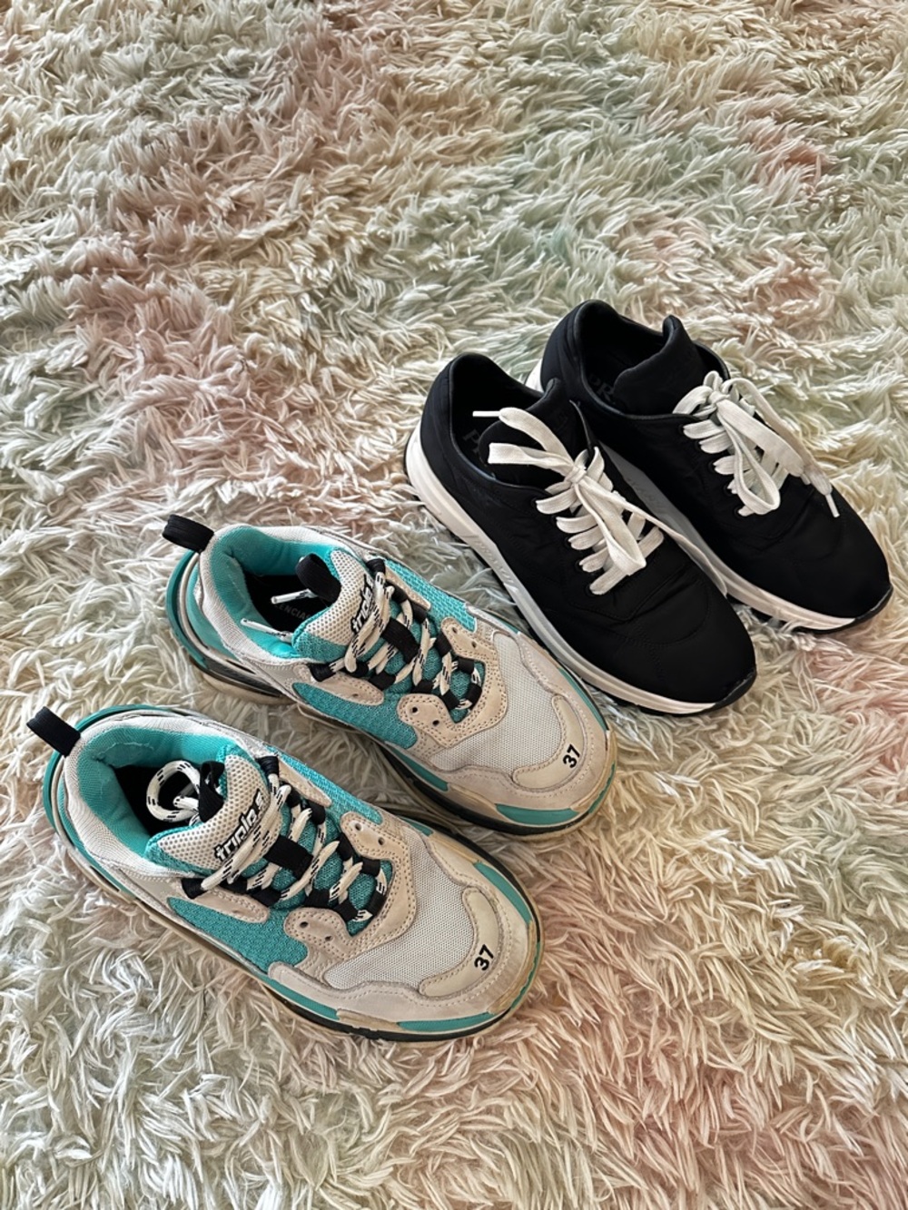 Bundle Balenciaga and Prada Sneakers Size 37
